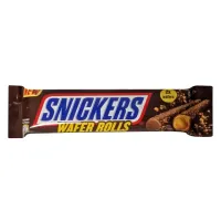 Вафельные трубочки Snickers Wafer Rolls 22,5гр