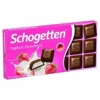 Шоколад Schogetten Yoghurt-Strawberry 100гр