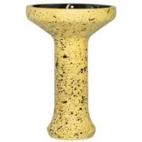 Чаша глиняная Облако Mono Black (Желтый с черной) !