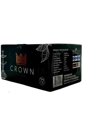 Уголь кокосовый Crown 25 mm 72шт — фото 2