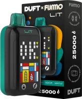 Одноразовая электронная сигарета Duft x Fummo 25000 Лесные Ягоды Хвоя Мята M