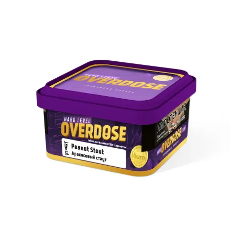Табак Overdose 200г Peanut Stout M