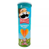 Чипсы Pringles 110г Cucumber & Sea salt
