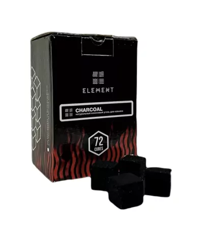 Уголь кокосовый Element 72 шт