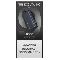 Одноразовая электронная сигарета Soak 9000 (Dark Blue) - Acid Watermelon M