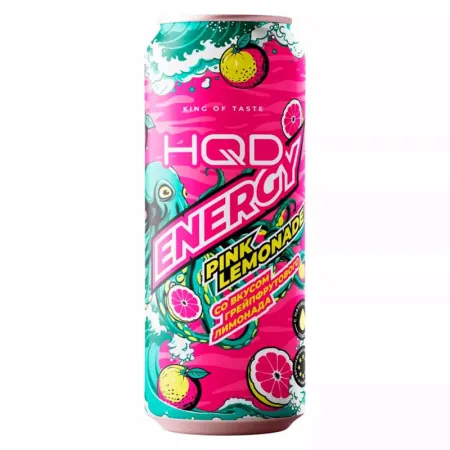 Энергетик HQD 450мл Pink Lemonade M