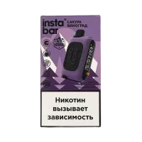 Одноразовая электронная сигарета Instabar WT 10000 M - Сакура Виноград M !