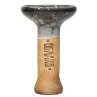 Чаша глиняная Облако Phunnel S Glaze (Серо-белый мрамор)