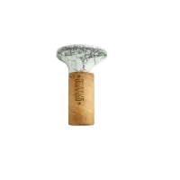 Чаша глиняная Облако Flow (Вишневый на бело-черном мраморе)