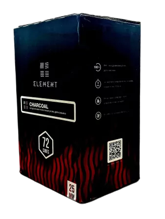 Уголь кокосовый Element 72 шт — фото 3