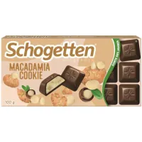 Шоколад Schogetten Macadamia nuts cookies 100гр
