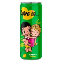 Напиток LOVE IS Яблоко и Лимон 330мл М
